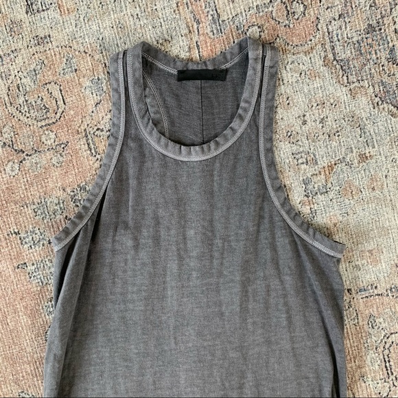 KES Racer Back Tank Dress In Graphite Gray Small - Picture 4 of 8
